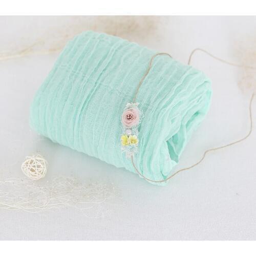 6 pieces/lot Cotton Jersey Wraps Ruffle Newborn Knit Stretch Blanket Baby Photography Wrap Newborn Swaddle Sack Layering fabric