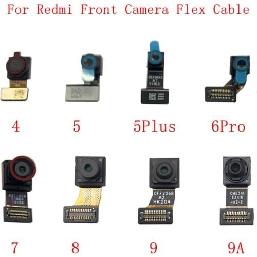 Front Camera Flex Cable For Xiaomi Redmi 4 5 5Plus 6Pro 7 8 9 9A 8A Small Camera Module Repair Replacement Parts