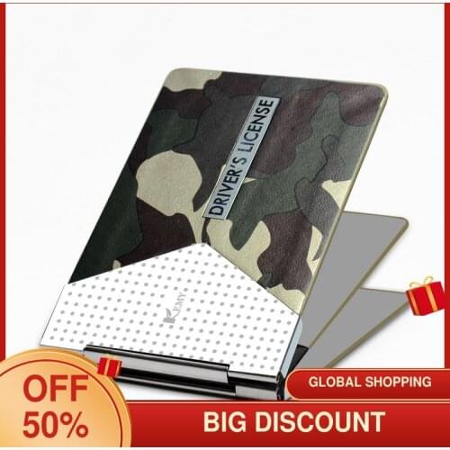 KEMY 2020 Classic Russian Drivers License PU Leather Cover for Car Driving Documents Business Card Holder ID Card Holder