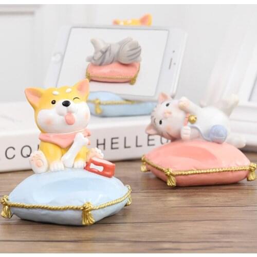 Cute Dog Bear Cat Phone Stand Bracket Mobile Smart Phone Holder Desktop Decoration Support for IPhone/XiaoMi/Huawei/Samsung Case