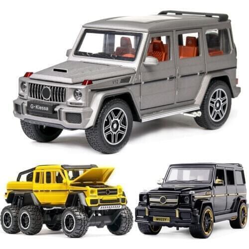 1:24 1:32 MB G63 G65 G-KLESSA SUV Alloy Car Model Diecasts & Toy Vehicles Off-road Toy Cars Kid Toys For Children Gifts Boy Toy