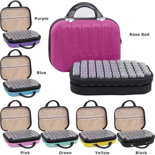 132 Bottles Diamond Painting Storage Box Bead Container Embroidery Accessories Diamond Bead Organizer