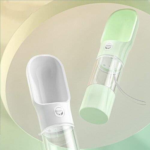 Portable Dog Travel Drinking Bottle Outdoors Pet Feeder Puppy Travel Bowls Portable Water Food Container Plastic PC Bottle