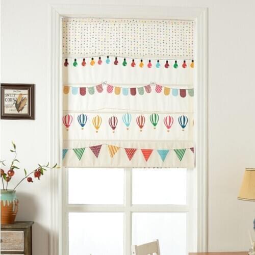 Roman Blinds Window Curtains Blackout Or Light Filtering Fabric Model RM12 Designs Manual Chain Control Customize Size Finished