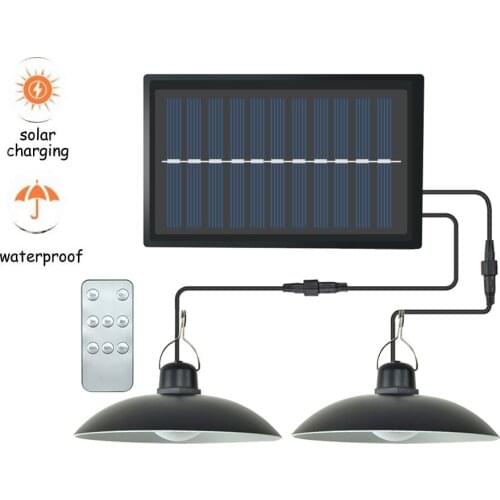 Retro Lampshade Garden Solar Light Bulb Chandelier Solar Powered Pendant Lights Lamp Solar Battery Hanging Lighting 3/6M cable r