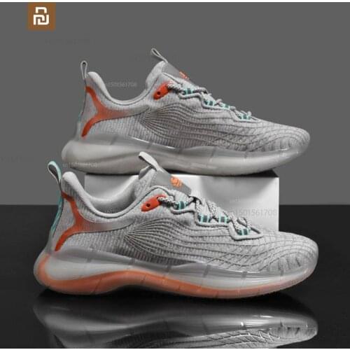 3 colors xiaomi mijia luminous flying woven sports casual mens shoes outdoor fitness sports running shoes