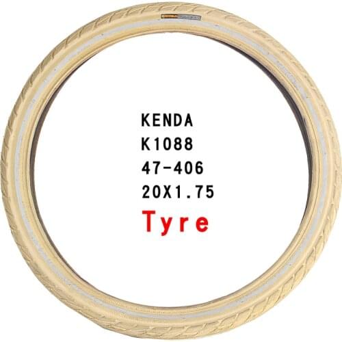 KENDA electric bicycle tire k1088 47-406 20 inches 20*1.75 color 406 small diamete Stab proofr bicycle tires