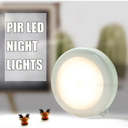Y311 Infrared PIR Motion Sensor 6 LED Night Light Magnetic Wall Lamp Warm White Light Closet Light Stick-anywhere