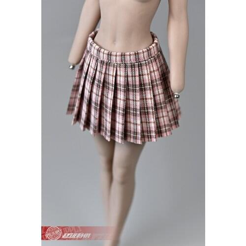 1/6 Female JK Uniform Kilts Pleated Skirt Clothes Model Accessories Fit Girl 12'' Action Figure Toys