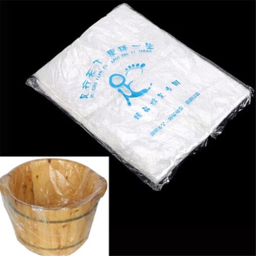 90pcs Environmentally Disposable Foot Tub Liners Bath Basin Bags for Feet Pedicure Foot Detox SPA Heat Preservation Accessories