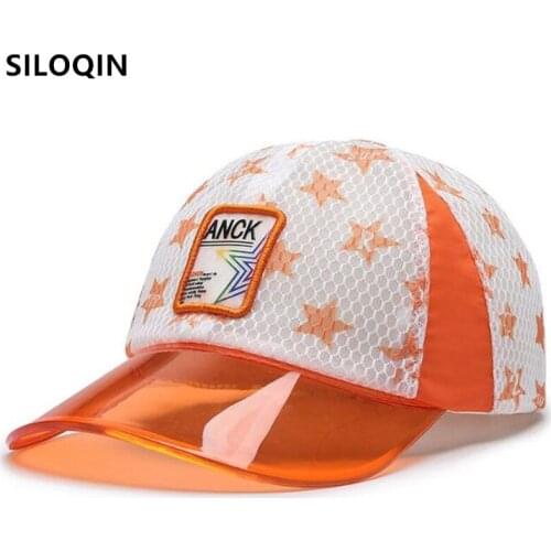SILOQIN Snapback Cap Children Sports Cap New Summer Boys Girls Mesh Cap Breathable Baseball Caps Bone Childrens Cap Student Hat