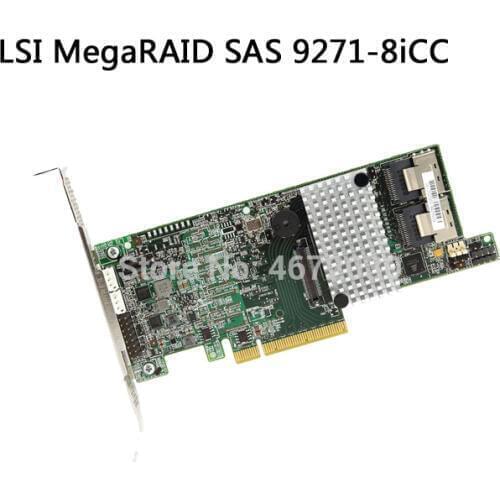 Broadcom Avago LSI MegaRAID SAS 9271-8iCC L5-25413-19 1GB / MegaRAID SATA + SAS LSI00334
