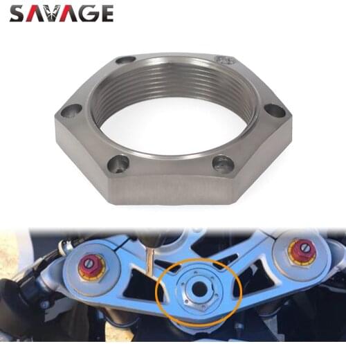 For BMW S1000RR S1000R HP4 R Nine T Motorcycle Central Console Upper Triple Clamp Steering Stem Center Nut Replacement