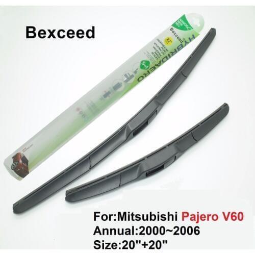 20"+20" Bexceed of Car Windshield Hybrid Wiper Blade For Mitsubishi Pajero V60 2000~2006