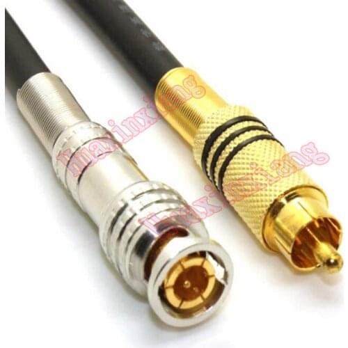 Q9 Male To RCA Male Plug Video Extension Cable For CCTV Monitor/video/camera coaxial Cable