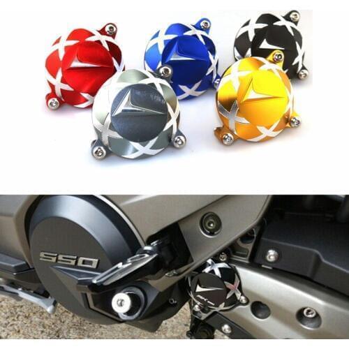 Motorcycle CNC Aluminum Frame Hole Cover Drive Shaft Cover cap For KYMCO AK550 2017 2018 2019