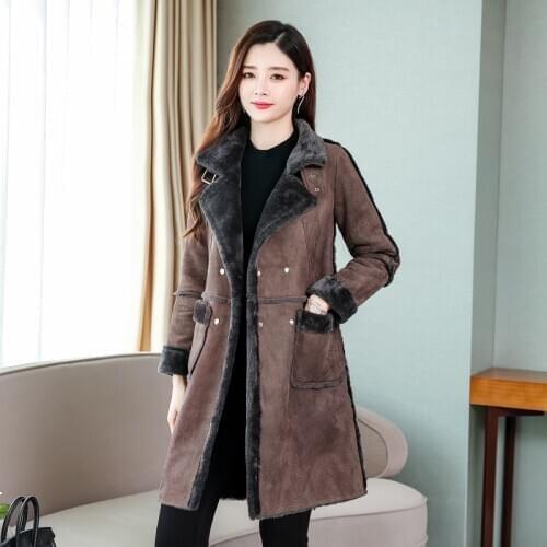 MLNRFZ Women's Sheepskin Coats
