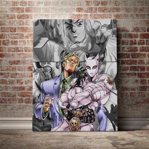 Modular Wall Art Canvas Jojo S Bizarre Paintings Pictures Prints Animation Character Poster Home Decor For Living Room Framework