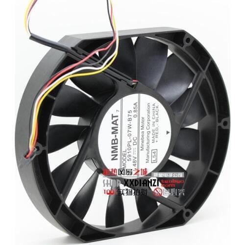 NMB-MAT 5910PL-07W-B75 L54 DC 48V 0.85A 170x170x25mm Server Cooling Fan