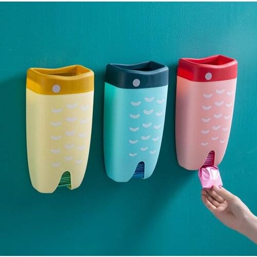 New home life wall hanging kitchen Trash bag storage rack kitchen bathroom plastic bag Nordic style shoe covering storage box