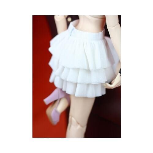 BJD Doll clothes suitable for 1-31-4 with white soft shapeless fluffy skirt doll accessories