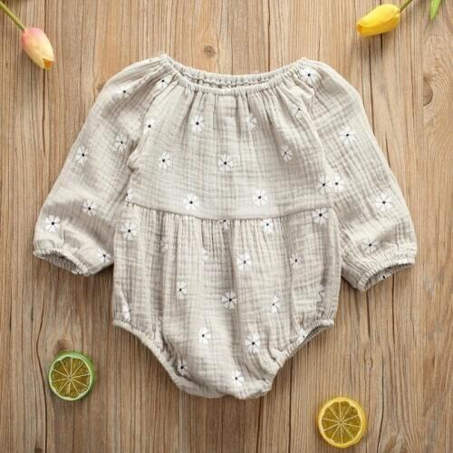 One Persent Bodysuit With Long Sleeves For Babies