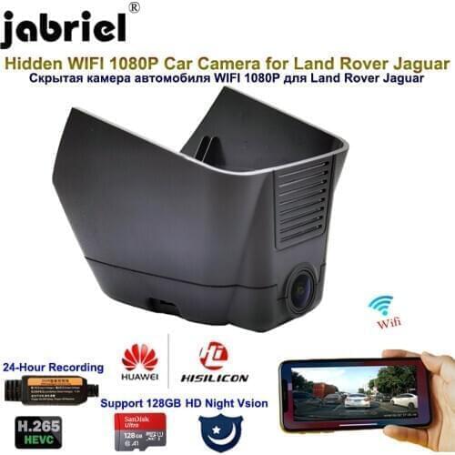 Jabriel 1080P Hidden WIFI Dash Cam Car Camera Car Dvr for Land Rover Range Rover Velar Jaguar XJ XJL E-pace 2017 2018 2019 2020