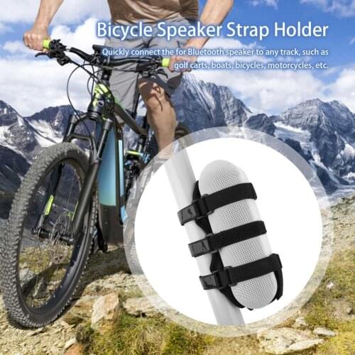 Outdoor Accessories Holder Magic Sticker Adjustable Strap Bicycle Speaker Mount Cycling Roll Bar Non Slip Nylon Fabric Cup Strap