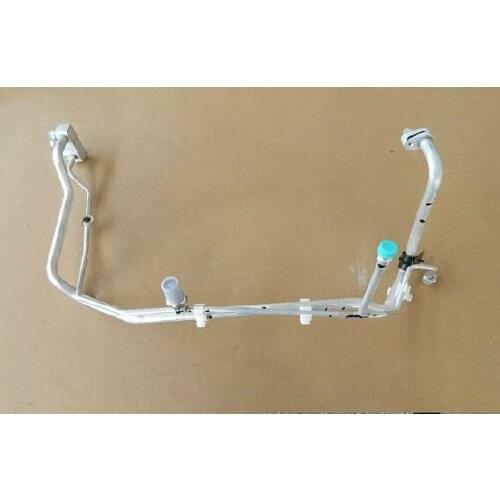 8108400AJ08XB HVAC inlet and outlet refrigeration pipe with pressure switch and fixed bracket assembly