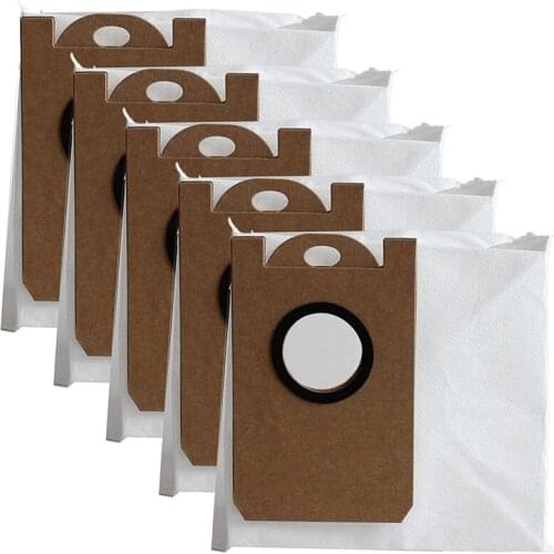 Replacement Spare Parts- Automatic Dirt Disposal Bags, 5-Pack, Compatible for Unio V980 Plus Vacuum Cleaner Robot