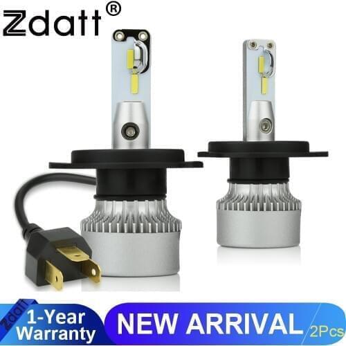 Zdatt H7 LED Lamp H4 H11 9005 HB3 9006 HB4 Bulb Turbo Fan Cooling 12000LM 100W 6000K 12V Fog Light Automobiles Universal