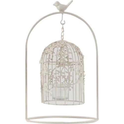 1PCS European candlestick bird cage living room garden decoration candle holder wedding scene layout props decoration