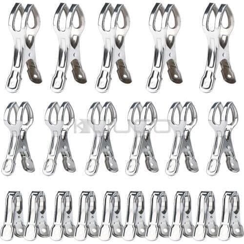 155 PCS/LOT Stainless Steel Clips/Pegs Clips/Metal Tools/Clips for pin the clothes/quilt/socks/towels/file/paper or photo etc