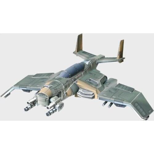 3D Paper Model Fighter In Aircraft "Warhawk" DIY Toy