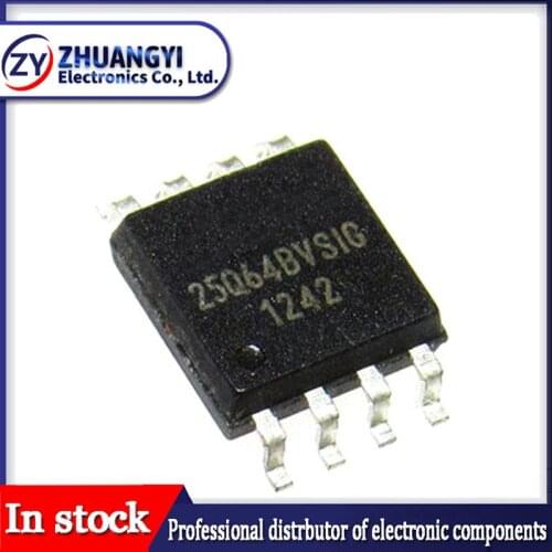 2-10piece) W25Q64BVSSIG W25Q64BVSIG 25Q64BVSSIG 25Q64BVSIG 25Q64BVS1G W25Q64 25Q64 SOP8 new original In Stock
