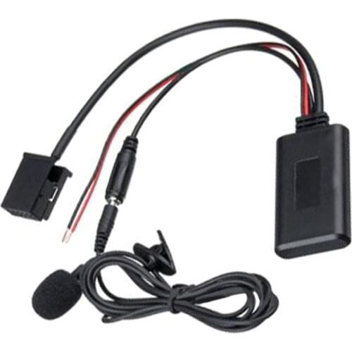 6000CD Bluetooth Audio AUX Input Adapter Smartphone Calling Handsfree Microphone Cable for Fo rd focus