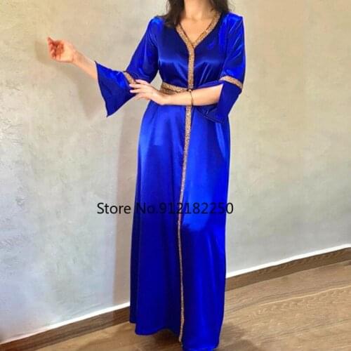 Abaya Dubai Turkey Islam Arabic Muslim Dress Robe Longue Femme Musulmane Abayas For Women Caftan Marocain De Soiree Vestidos