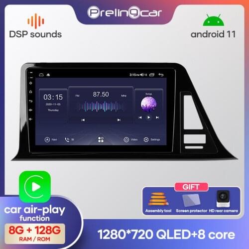 Car Radio Android 10 Stereo Receiver For Toyota CHR C-HR 2016-2020 izoa Video Player Multimedia Navigation GPS No 2 Din Dvd