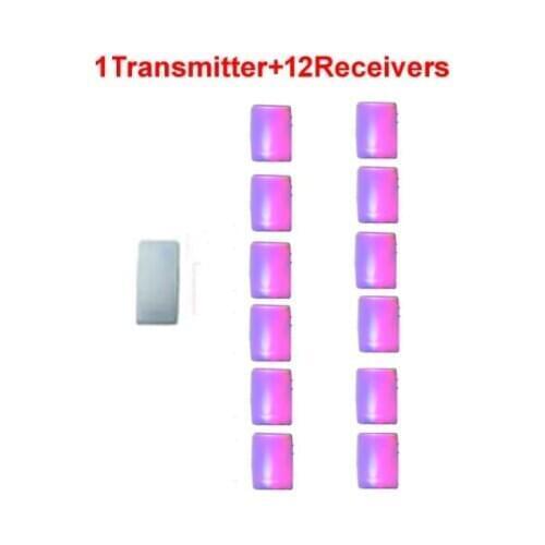 New Arrival Wireless remote flash Colorful music doorbell, smart home doorbell can be used for the older 1 to 12