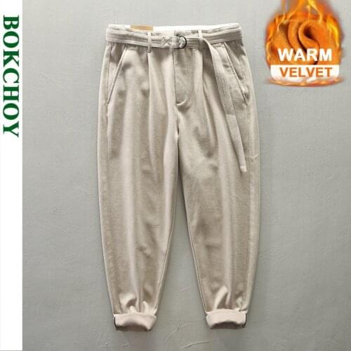 Мужские флисовые брюки BOKCHOY China At AliExpress