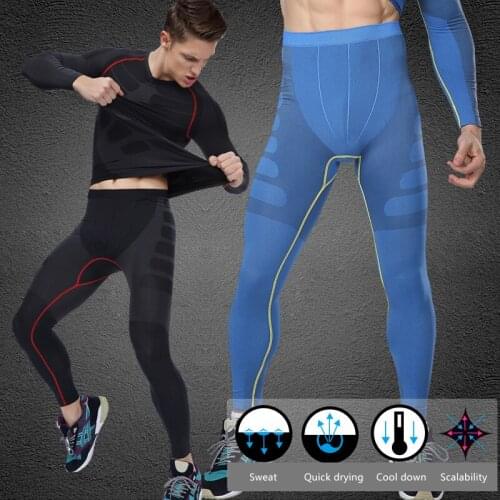 Man Compression Sports Suit Quick drying Perspiration Fitness Training Male Sportswear Jogging Running Clothes