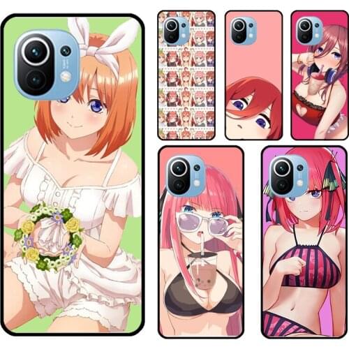 Itsuki Nino Yotsuba Nakano For Xiaomi Mi 11 Lite 9 10 10T Pro Mi 11 Ultra Phone Case For POCO F3 F2 M3 X3 Pro Cover