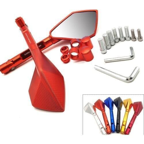 For Ducati MONSTER S2R 800 748 916 996 998 M1000S Universal Motorcycle Mirror Rearview Side Mirrors Motorbike Accessories