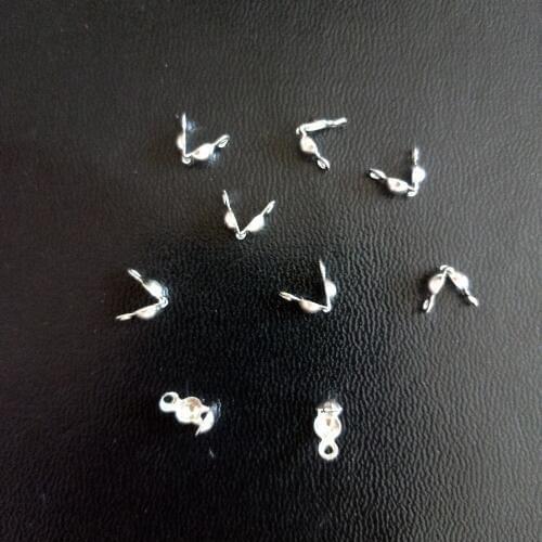 Hot 50pcs/Lot Buckle Clip Fit Women Handmade Bracelet Necklace End Connector Diy Ball Chain Components Jewelry Accessories