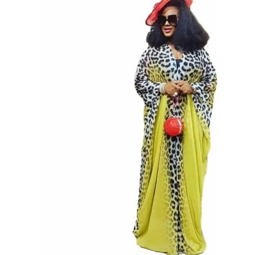 2 Piece Set Print African Dresses for Women Clothing Plus Size Dashiki Autumn Clothes African Dress Muslim Abaya Robe Africaine