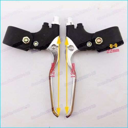 Left and Right Brake Levers Set For 47cc 49cc Mini Pocket bikes mini Dirt Bike Scooter ATV Quad