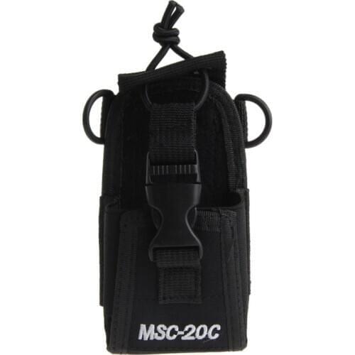 MSC-20C Nylon Radio Case Bag Holder Pouch For Baofeng UV-B5 UV82 UV8 D GT-3 UV5R