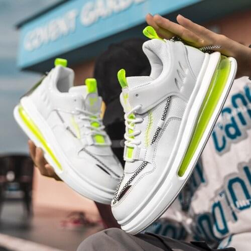 Size 45 Summer Low Top Mans Casual Shoe Breathable Mesh PU Cushion Comfortable Clunky Sneaker Light Running Rubber Eva Soft