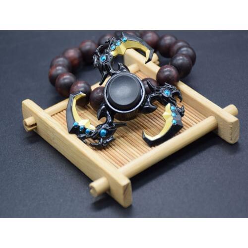 Finger fingertips ,Metal gyro, adult recreational stress toy, The ninja rotates darts,Classic Toys,Spinning Top,hand spinner