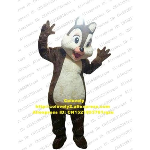 Plush Furry Dale Character of Chip & Dale Chipmunk Chipmuck Mascot Costume Adult Cartoon Movie Props Grand Bodog Casino zz8216